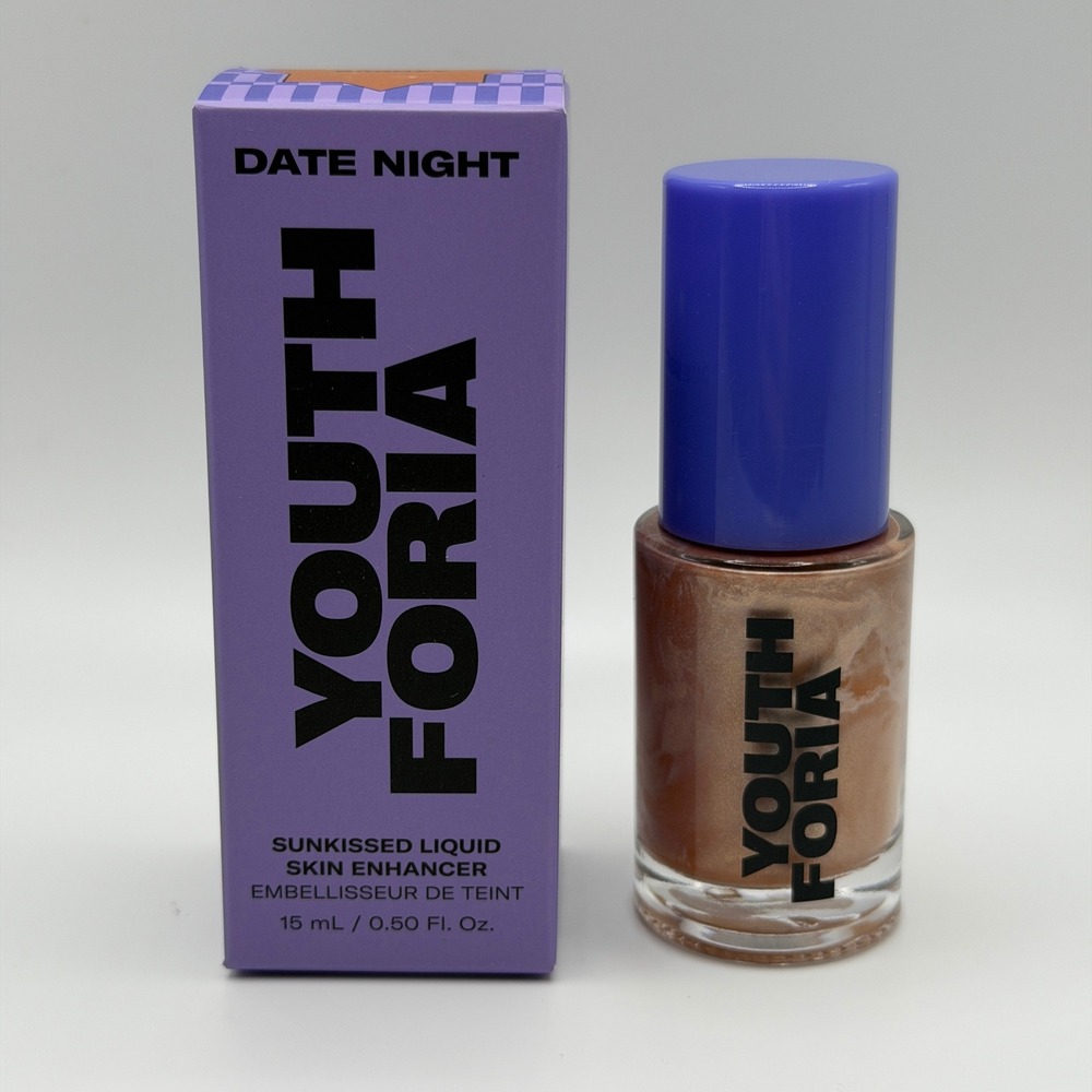 Youthforia Date Night Sunkissed Liquid Skin Enhancer Bronzer Highlighter NIB